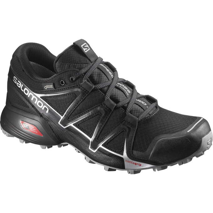 SALOMON UK SPEEDCROSS VARIO 2 GTX® - Mens Trail Running Shoes Black,MDRN94358